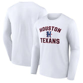 Secondary Logo Victory Arch Long Sleeve T-Shirt - Houston Texans T-shirts