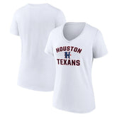 Women's Secondary Logo V-Neck T-Shirt - Houston Texans T-shirts