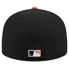 Black San Francisco Giants New Era Shadow Stitch 59FIFTY Fitted Hat