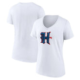 Women's Secondary Logo V-Neck T-Shirt - Houston Texans T-shirts