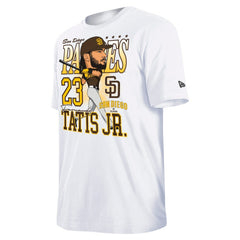 White Fernando Tatis Jr. San Diego Padres New Era Caricature T-Shirt