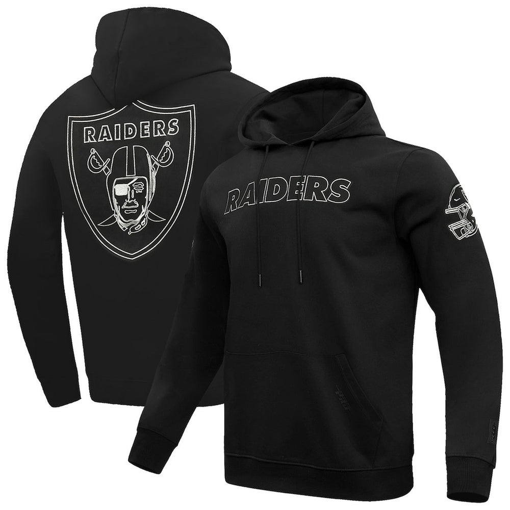 Pro Standard Classic Chenille Pullover Hoodie - Las Vegas Raiders Hoodies