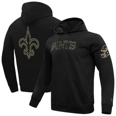 Pro Standard Classic Chenille Pullover Hoodie - New Orleans Saints Hoodies
