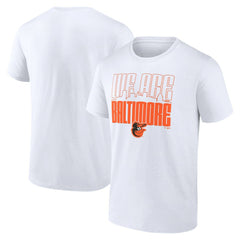 White Baltimore Orioles We Are Baltimore T-Shirt