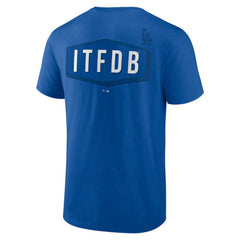 Royal Los Angeles Dodgers ITFDB T-Shirt
