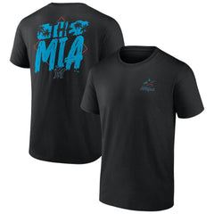 Black Miami Marlins The MIA T-Shirt