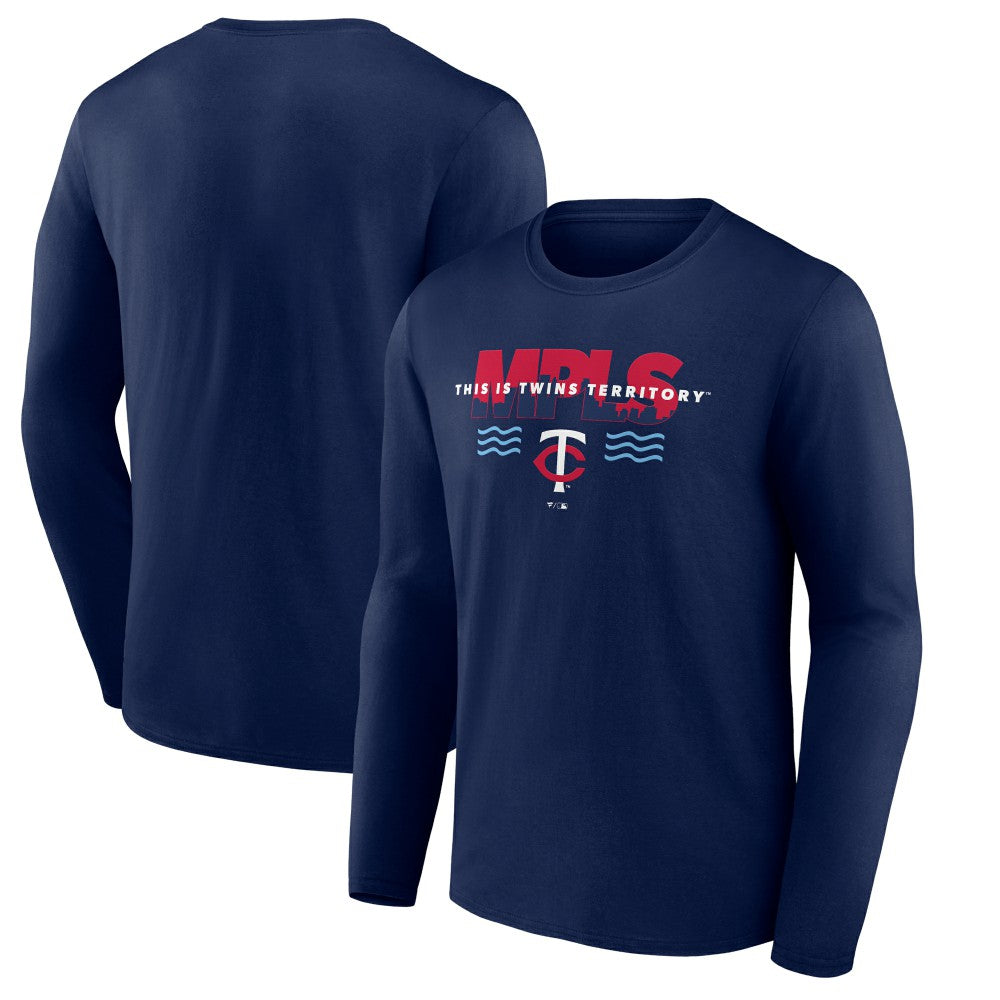 Navy Minnesota Twins Territory Long Sleeve T-Shirt