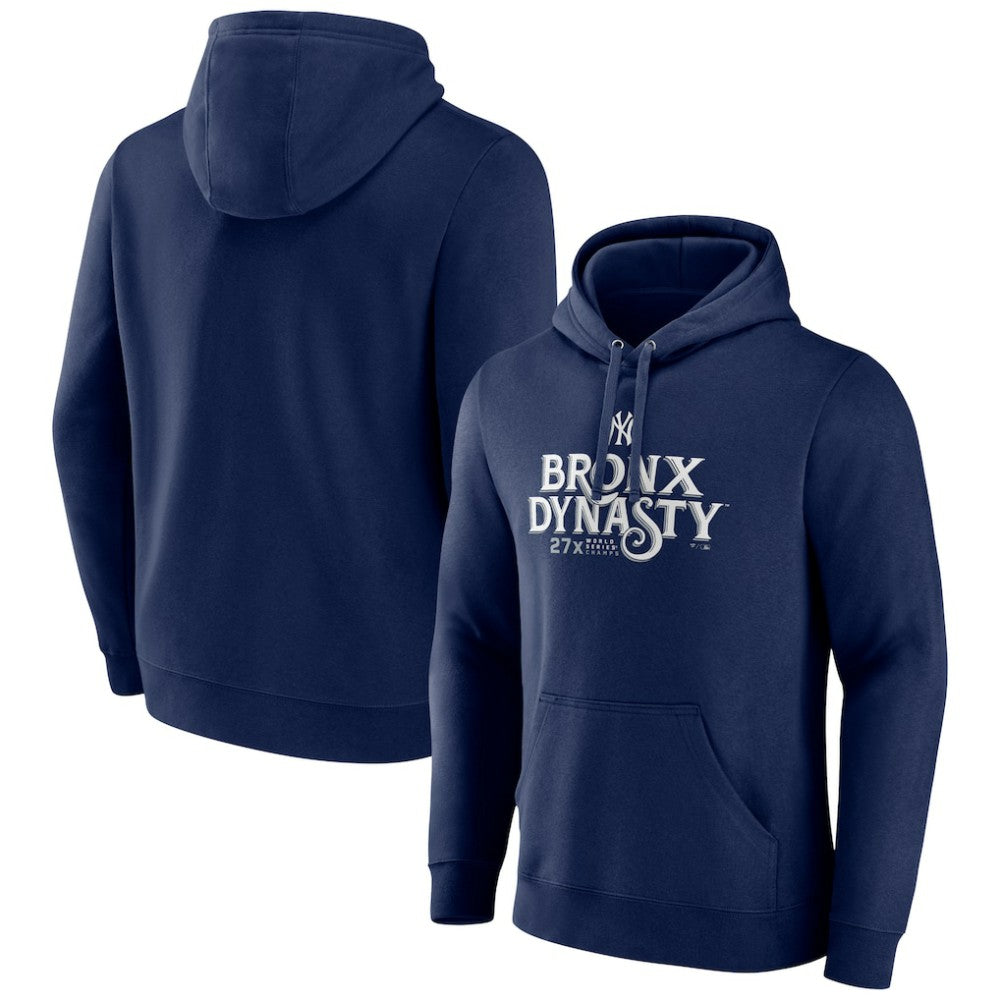Navy New York Yankees Bronx Dynasty Pullover Hoodie