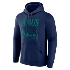 Navy Seattle Mariners Sea Us Rise Pullover Hoodie