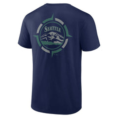 Navy Seattle Mariners Compass T-Shirt