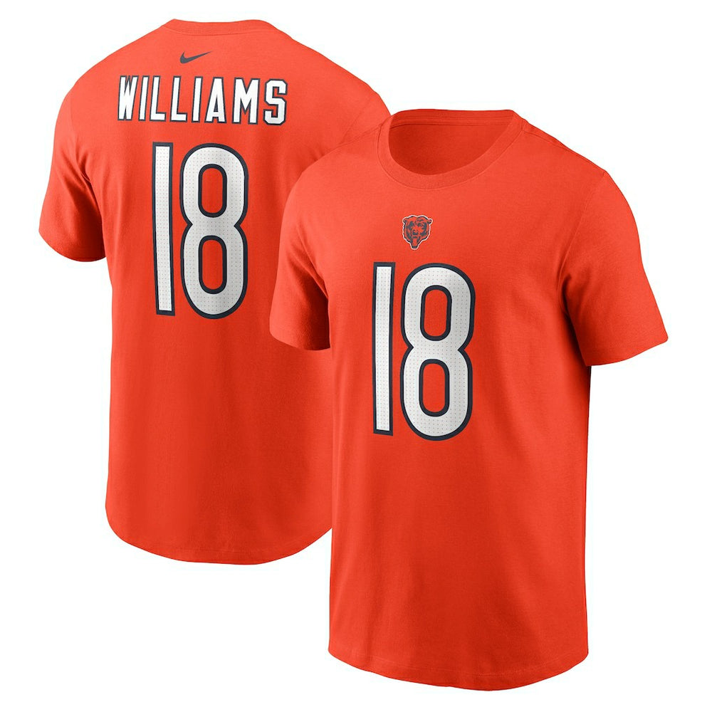Caleb Williams Name & Number T-Shirt - Chicago Bears T-shirts