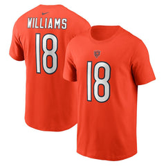 Caleb Williams Name & Number T-Shirt - Chicago Bears T-shirts