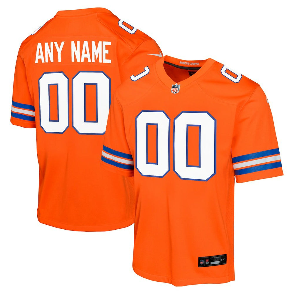 Youth Mile High Collection 1977 Throwback Custom Game Jersey - Denver Broncos Jerseys