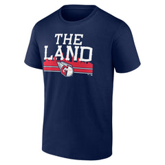 Navy Cleveland Guardians The Land T-Shirt