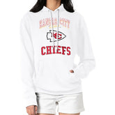 G-III 4Her by Carl Banks Women's Team Logo Graphic Fleece Tri-Blend Pullover Hoodie - Kansas City Chiefs Hoodies