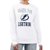 NHL Tampa Bay Lightning G-III 4Her by Carl Banks Women's Team Logo Tri-Blend Fleece Pullover Sweatshirt