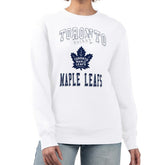 NHL Toronto Maple Leafs G-III 4Her by Carl Banks Women's Team Logo Tri-Blend Fleece Pullover Sweatshirt