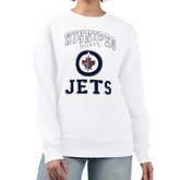 NHL Winnipeg Jets G-III 4Her by Carl Banks Women's Team Logo Tri-Blend Fleece Pullover Sweatshirt
