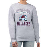 NHL Colorado Avalanche G-III 4Her by Carl Banks Women's Team Logo Tri-Blend Fleece Pullover Sweatshirt