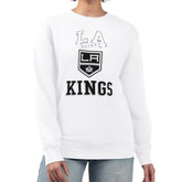 NHL Los Angeles Kings G-III 4Her by Carl Banks Women's Team Logo Tri-Blend Fleece Pullover Sweatshirt