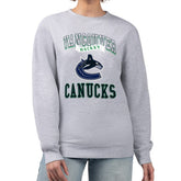 NHL Vancouver Canucks G-III 4Her by Carl Banks Women's Team Logo Tri-Blend Fleece Pullover Sweatshirt