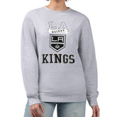 NHL Los Angeles Kings G-III 4Her by Carl Banks Women's Team Logo Tri-Blend Fleece Pullover Sweatshirt