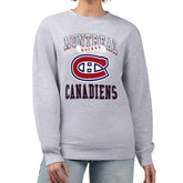NHL Montreal Canadiens G-III 4Her by Carl Banks Women's Team Logo Tri-Blend Fleece Pullover Sweatshirt