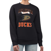 NHL Anaheim Ducks G-III 4Her by Carl Banks Women's Team Logo Tri-Blend Fleece Pullover Sweatshirt
