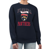 NHL Florida Panthers G-III 4Her by Carl Banks Women's Team Logo Tri-Blend Fleece Pullover Sweatshirt