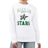 NHL Dallas Stars G-III 4Her by Carl Banks Women's Team Logo Tri-Blend Fleece Pullover Sweatshirt