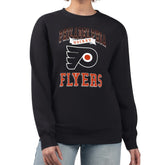 NHL Philadelphia Flyers G-III 4Her by Carl Banks Women's Team Logo Tri-Blend Fleece Pullover Sweatshirt