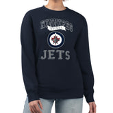 NHL Winnipeg Jets G-III 4Her by Carl Banks Women's Team Logo Tri-Blend Fleece Pullover Sweatshirt