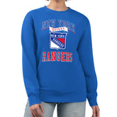 NHL New York Rangers G-III 4Her by Carl Banks Women's Team Logo Tri-Blend Fleece Pullover Sweatshirt
