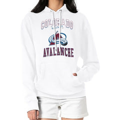 NHL Colorado Avalanche G-III 4Her by Carl Banks Women's Team Logo Tri-Blend Fleece Pullover Hoodie