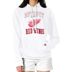 NHL Detroit Red Wings G-III 4Her by Carl Banks Women's Team Logo Tri-Blend Fleece Pullover Hoodie