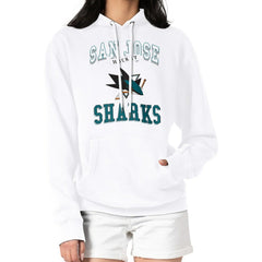 NHL San Jose Sharks G-III 4Her by Carl Banks Women's Team Logo Tri-Blend Fleece Pullover Hoodie