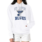 NHL St. Louis Blues G-III 4Her by Carl Banks Women's Team Logo Tri-Blend Fleece Pullover Hoodie