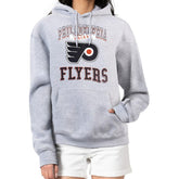 NHL Philadelphia Flyers G-III 4Her by Carl Banks Women's Team Logo Tri-Blend Fleece Pullover Hoodie