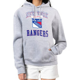 NHL New York Rangers G-III 4Her by Carl Banks Women's Team Logo Tri-Blend Fleece Pullover Hoodie