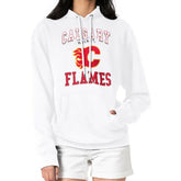 NHL Calgary Flames G-III 4Her by Carl Banks Women's Team Logo Tri-Blend Fleece Pullover Hoodie