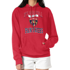 NHL Florida Panthers G-III 4Her by Carl Banks Women's Team Logo Tri-Blend Fleece Pullover Hoodie
