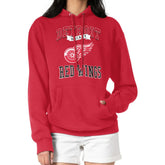 NHL Detroit Red Wings G-III 4Her by Carl Banks Women's Team Logo Tri-Blend Fleece Pullover Hoodie