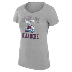 NHL Colorado Avalanche G-III 4Her by Carl Banks Women's Super-Slim Fit Lightweight Team Logo Graphic T-Shirt
