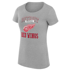 NHL Detroit Red Wings G-III 4Her by Carl Banks Women's Super-Slim Fit Lightweight Team Logo Graphic T-Shirt