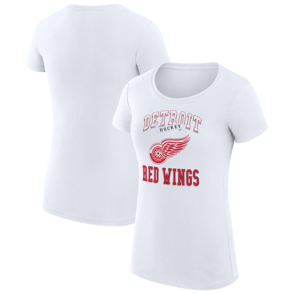 NHL Detroit Red Wings G-III 4Her by Carl Banks Women's Super-Slim Fit Lightweight Team Logo Graphic T-Shirt