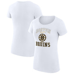 NHL Boston Bruins G-III 4Her by Carl Banks Women's Super-Slim Fit Lightweight Team Logo Graphic T-Shirt