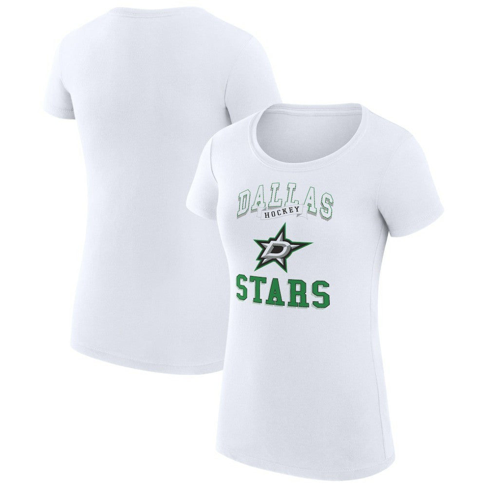 NHL Dallas Stars G-III 4Her by Carl Banks Women's Super-Slim Fit Lightweight Team Logo Graphic T-Shirt