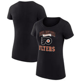 NHL Philadelphia Flyers G-III 4Her by Carl Banks Women's Super-Slim Fit Lightweight Team Logo Graphic T-Shirt