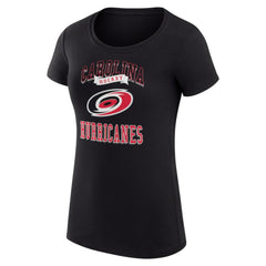 NHL Carolina Hurricanes G-III 4Her by Carl Banks Women's Super-Slim Fit Lightweight Team Logo Graphic T-Shirt