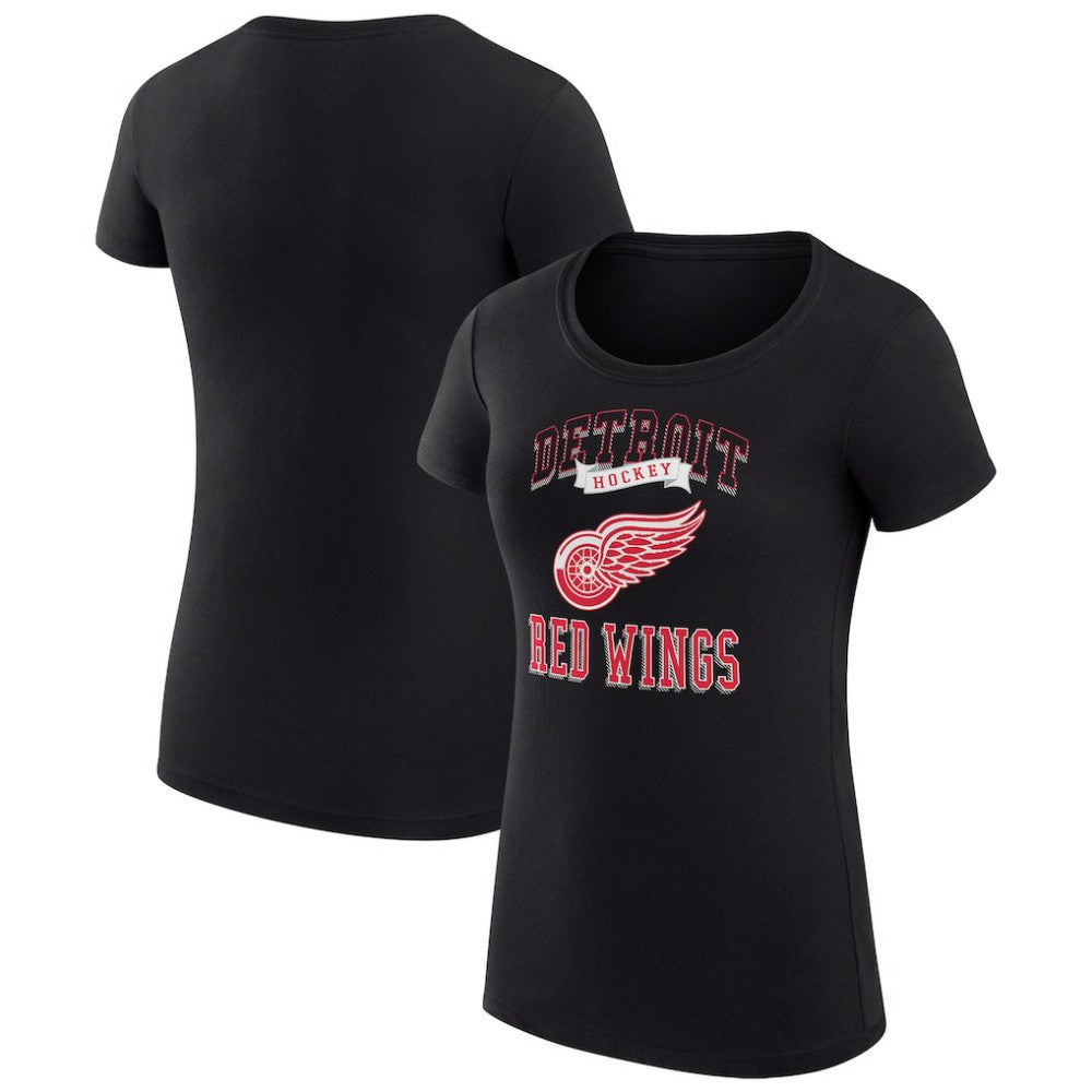 NHL Detroit Red Wings G-III 4Her by Carl Banks Women's Super-Slim Fit Lightweight Team Logo Graphic T-Shirt